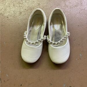 White Dress Paris Beaded Flats